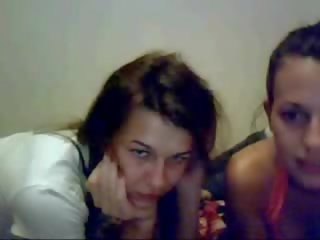 Dois muito incrível amadora lésbica webcam meninas