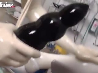 FUN shows German Amateur Latex fetish hospital lesbians