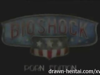 Bioshock Infinite Hentai - Wake up dirty movie from Elizabeth
