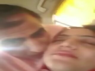 Pakistani couple romance and love-making in car