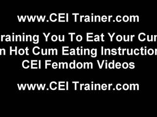 You are Going to Love Eating Your Own Cum CEI: Free sex clip 45