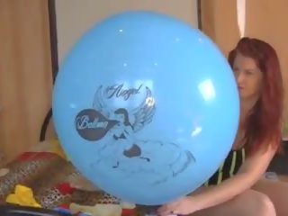 Ëngjëll sytë luan me balona - 1, falas i rritur video 52