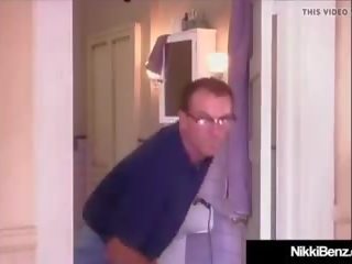Lustful Canadian Nikki Benz Fucked & Spied on by Peeping