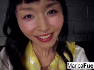 Japanese sweetheart Marica Fucks Her English Friend.