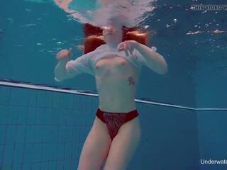 Underwater swimming goddess Alice Bulbul