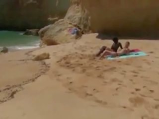 Fucking Two erotic Chisk on the Beach Interracial Fuck.